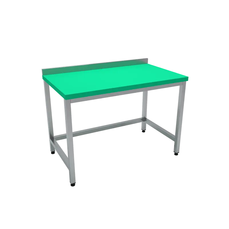 Çalışma Tezgahı Polietilen Tablalı 120x70x85 CM Turkuaz