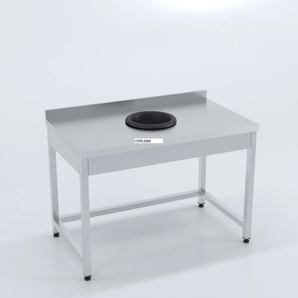 Çöp Sıyırma Tezgahı 200x60x85