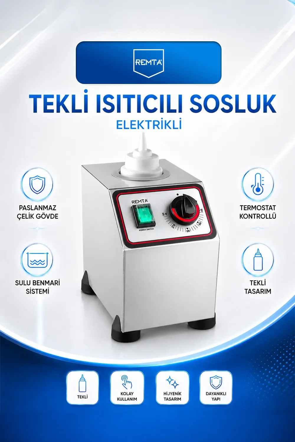 Tekli Isıtıcılı Sosluk